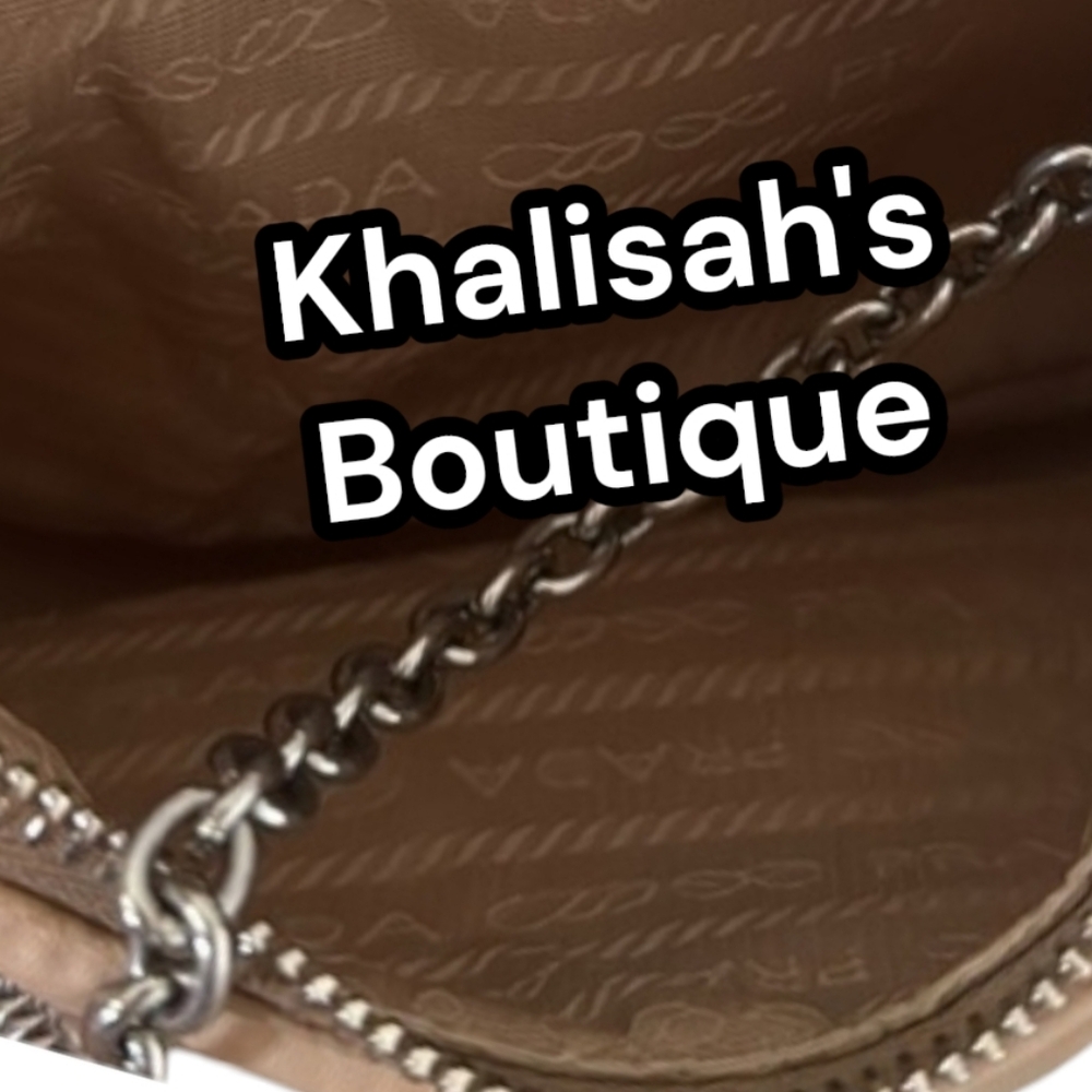 Authentic Prada Re-Edition 2005 Nylon Bag in Beige in Excellent Condition!!! - Picture 13 of 16